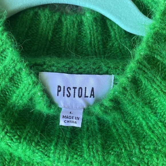 Revolve Pistola Carlen Mock Neck Sweater in Fern - Picture 6 of 7